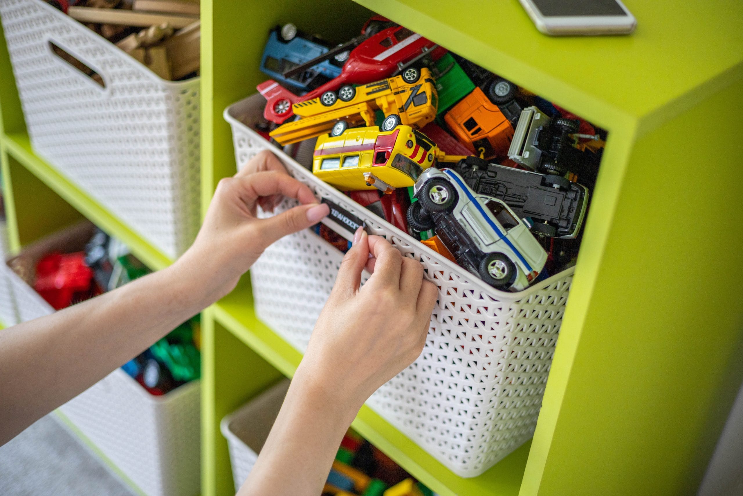 Como manter a organizacao em casa com criancas pequena