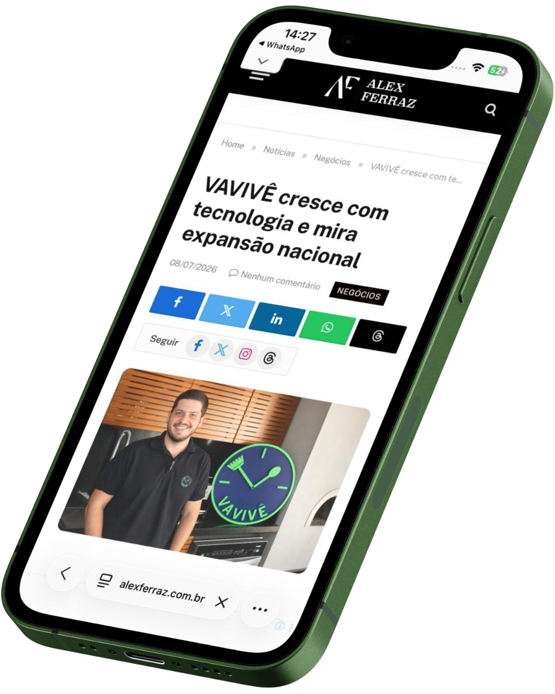 VAVIVÊ na mídia! 2 materia 01